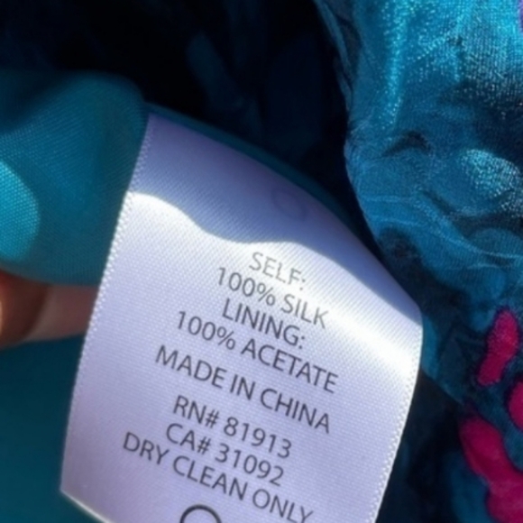 Inspire 1980s Tracy Reese Floral Silk Bubble Hem Party Dress, - Picture 8 of 8